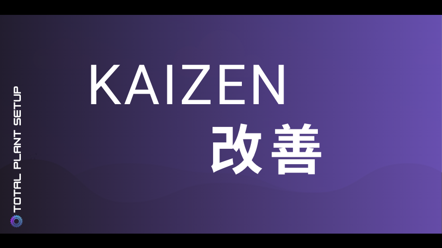 Image show the Jananese two words compined fro Kaizen